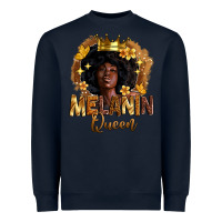 Navy melanin queen Heavyweight Sweatshirt - Zillion Design Studio