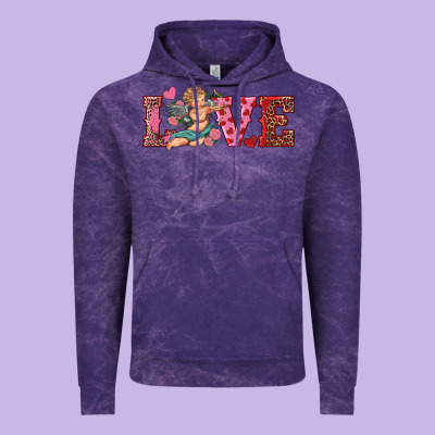 Love Cupid Vintage Hoodie Designed By Ranaportraitstore