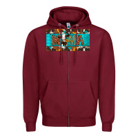 Burgundy mama holstein cow license plate Zipper Hoodie - Artiststas