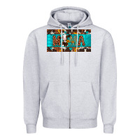 Heather Grey mama holstein cow license plate Zipper Hoodie - Artiststas