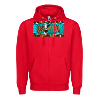 Red mama holstein cow license plate Zipper Hoodie - Artiststas