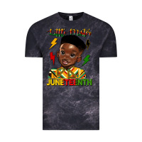Cloud Black little mister juneteenth Vintage Tee - HRA Design Shop