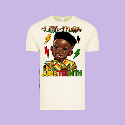 Little Mister Juneteenth Vintage Tee Designed By Hra Design Shop