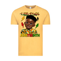 Vintage Mustard little mister juneteenth Vintage Tee - HRA Design Shop