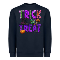 Navy Trick or Treat Heavyweight Sweatshirt - texasbilliewilder