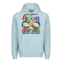 Blue Mist autism acceptance Premium Hoodie - LillyAllenDesigns