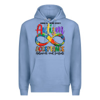 Colony Blue autism acceptance Premium Hoodie - LillyAllenDesigns