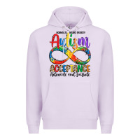 Lilac autism acceptance Premium Hoodie - LillyAllenDesigns