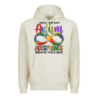 Oatmeal Heather autism acceptance Premium Hoodie - LillyAllenDesigns