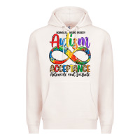 Pale Pink autism acceptance Premium Hoodie - LillyAllenDesigns