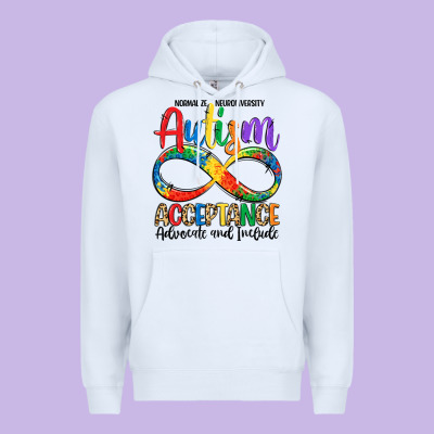 Autism Acceptance Premium Hoodie Designed By Lillyallendesigns