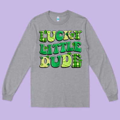 Lucky Little Dude Long Sleeve Tee Designed By Artiststas