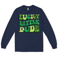 Navy lucky little dude Long Sleeve Tee - Artiststas