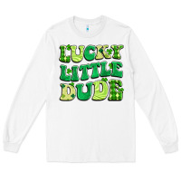 White lucky little dude Long Sleeve Tee - Artiststas