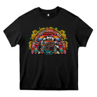 Black mexican rainbow Heavy Core Tee - RacoonDesign