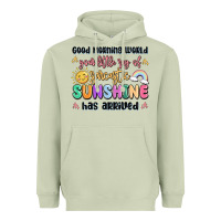 Matcha good morning world your little ray of sarcastic Heavyweight Hoodie - MaliasSmallBusiness
