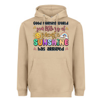 Mushroom good morning world your little ray of sarcastic Heavyweight Hoodie - MaliasSmallBusiness