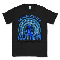 Black we wear blue for autism accept understand love Classic Tee - Artiststas
