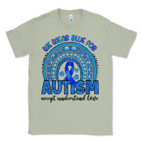 Matcha we wear blue for autism accept understand love Classic Tee - Artiststas