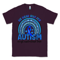 Plum we wear blue for autism accept understand love Classic Tee - Artiststas