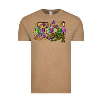 Vintage Coffee louisiana mardi gras Vintage Tee - FaDigitalArtStudio