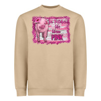 Mushroom in october we wear pink pig Heavyweight Sweatshirt - RanaPortraitStore