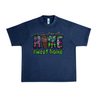 Navy home sweet home Urban Heavy Tee - CowhideDigitalArt
