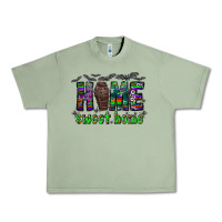 Oil Green home sweet home Urban Heavy Tee - CowhideDigitalArt