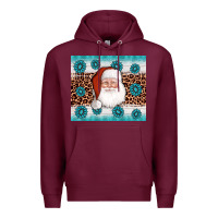 Burgundy santa gemstone Premium Hoodie - AdoDesignShop