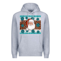 Heather Grey santa gemstone Premium Hoodie - AdoDesignShop