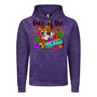 Cloud Purple mexican day of the dead Vintage Hoodie - Zillion Design Studio