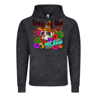 Vintage Black mexican day of the dead Vintage Hoodie - Zillion Design Studio