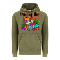 Vintage Olive mexican day of the dead Vintage Hoodie - Zillion Design Studio