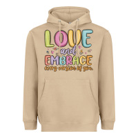 Mushroom love and embrace every version of you Heavyweight Hoodie - MaliasSmallBusiness