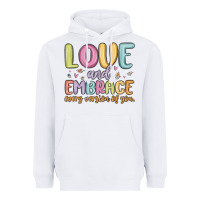 White love and embrace every version of you Heavyweight Hoodie - MaliasSmallBusiness