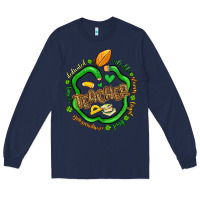 Navy teacher st patrick s day Long Sleeve Tee - Artiststas