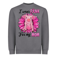 Storm i wear pink for my mom pig Heavyweight Sweatshirt - RanaPortraitStore