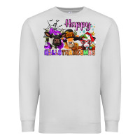 Dove Grey happy hallothanksmas cows  nancy Premium Sweatshirt - NancyCooperArtShop