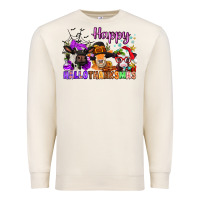 Sandshell happy hallothanksmas cows  nancy Premium Sweatshirt - NancyCooperArtShop