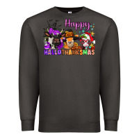 Smoke happy hallothanksmas cows  nancy Premium Sweatshirt - NancyCooperArtShop