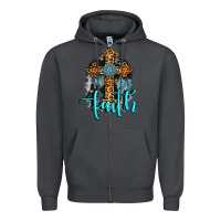 Smoke faith western turquoise Zipper Hoodie - AdoDesignShop