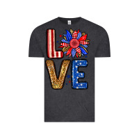 Vintage Black Love sunflower Vintage Tee - Neo Western