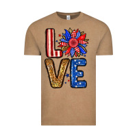 Vintage Coffee Love sunflower Vintage Tee - Neo Western
