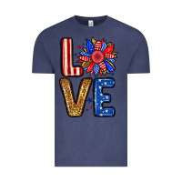 Vintage Denim Love sunflower Vintage Tee - Neo Western