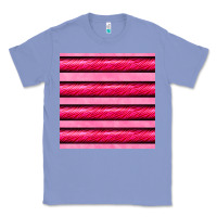 Colony Blue valentines day zebra stripes seamless pattern Classic Tee - BundleAndBundleShop