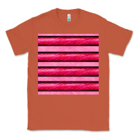 Copper valentines day zebra stripes seamless pattern Classic Tee - BundleAndBundleShop