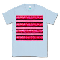 Dusty Blue valentines day zebra stripes seamless pattern Classic Tee - BundleAndBundleShop