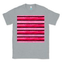 Heather Grey valentines day zebra stripes seamless pattern Classic Tee - BundleAndBundleShop