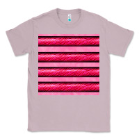 Lilac valentines day zebra stripes seamless pattern Classic Tee - BundleAndBundleShop