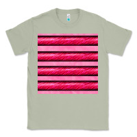 Matcha valentines day zebra stripes seamless pattern Classic Tee - BundleAndBundleShop